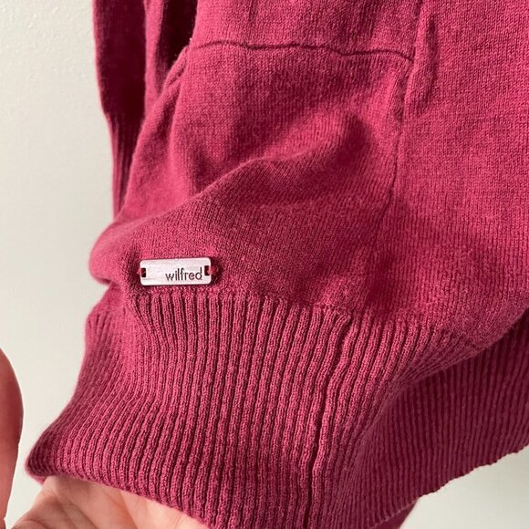 Wilfred Casual Long Sleeve Lightweight Open Front Knit Cardigan Sweater XS - Picture 8 of 8